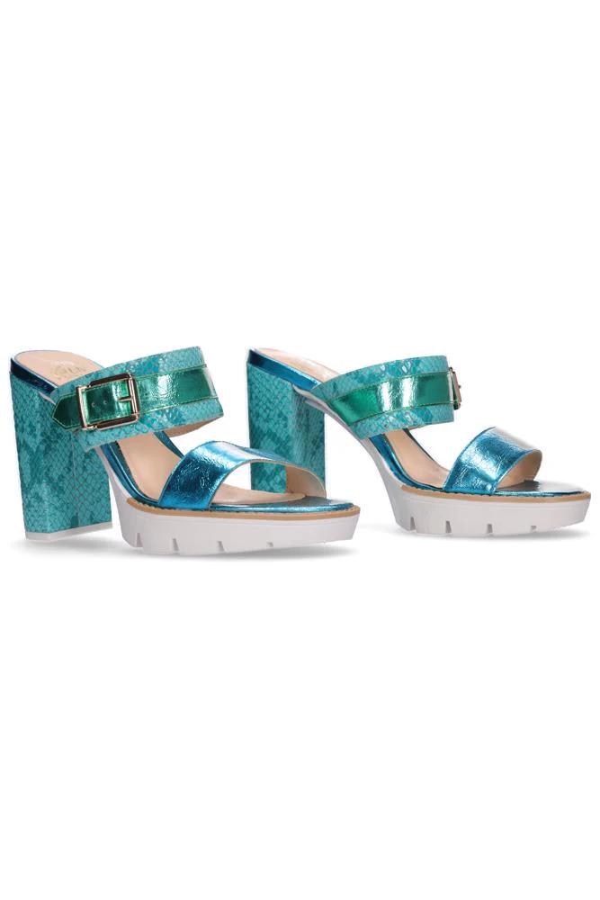 Hey Monday Alexis Heel-Turquoise