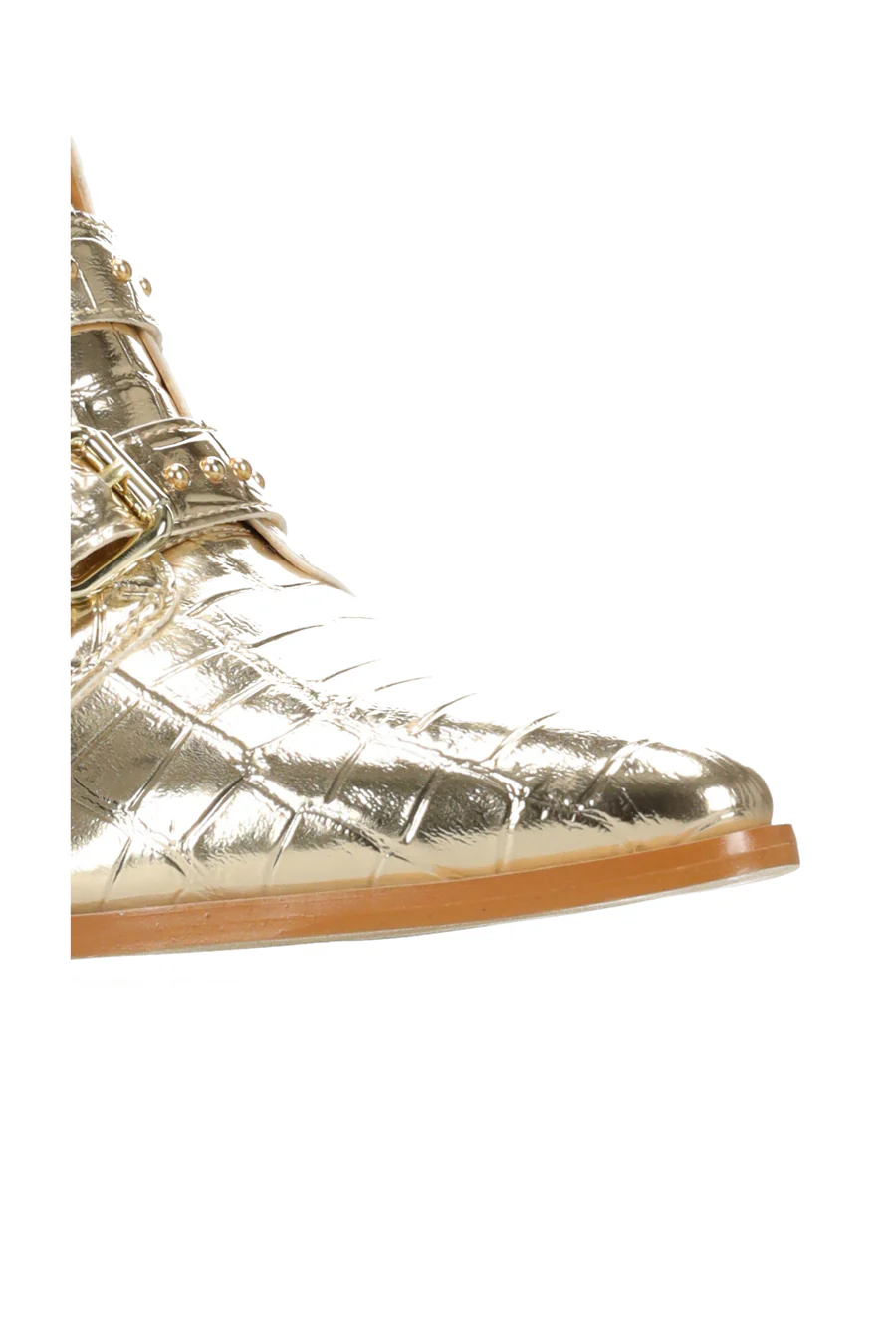 Hey Monday Ava Belted Boot Gold - Image 11