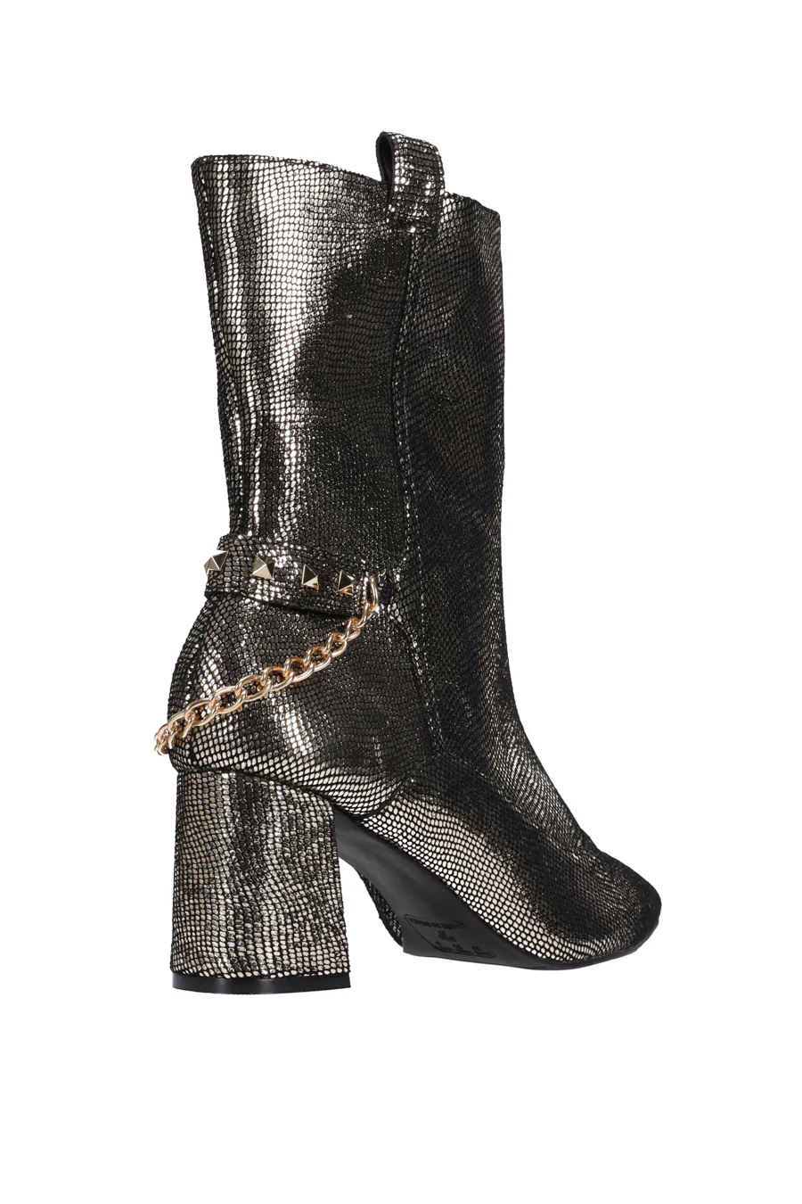 Hey Monday Charlotte Mid Boot Graphite/gold - Image 7
