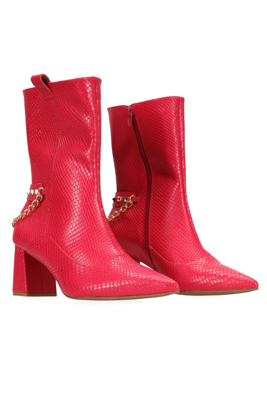 Hey Monday Charlotte Mid Boot Raspeberry - Image 4