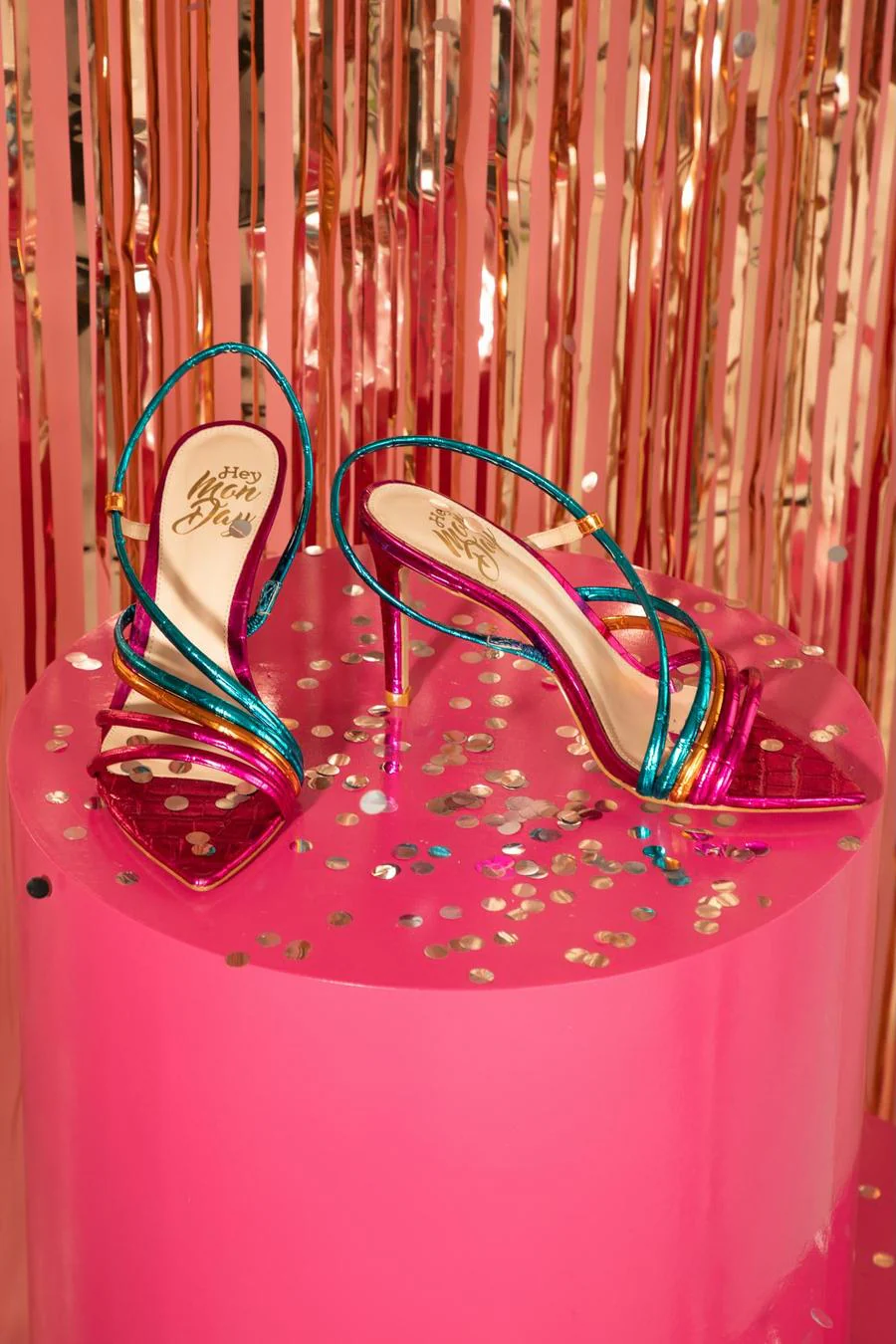 Hey Monday Farah Heel-Metallic Trio - Image 2