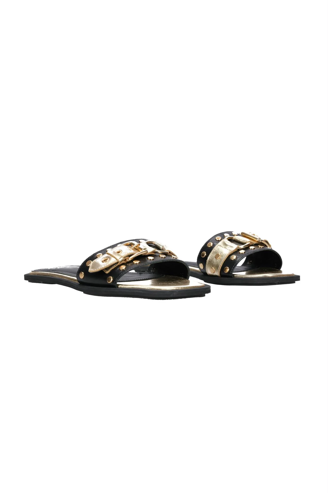 Hey Monday Florence Slide Black & Gold - Image 4