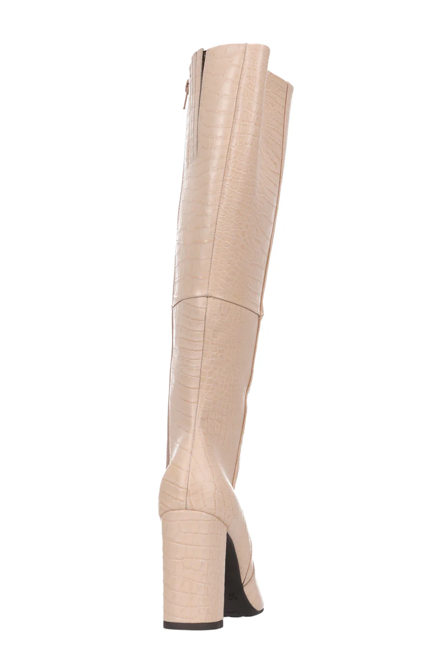 Hey Monday Kelsey Pointed Boot Nude Croc - Image 7