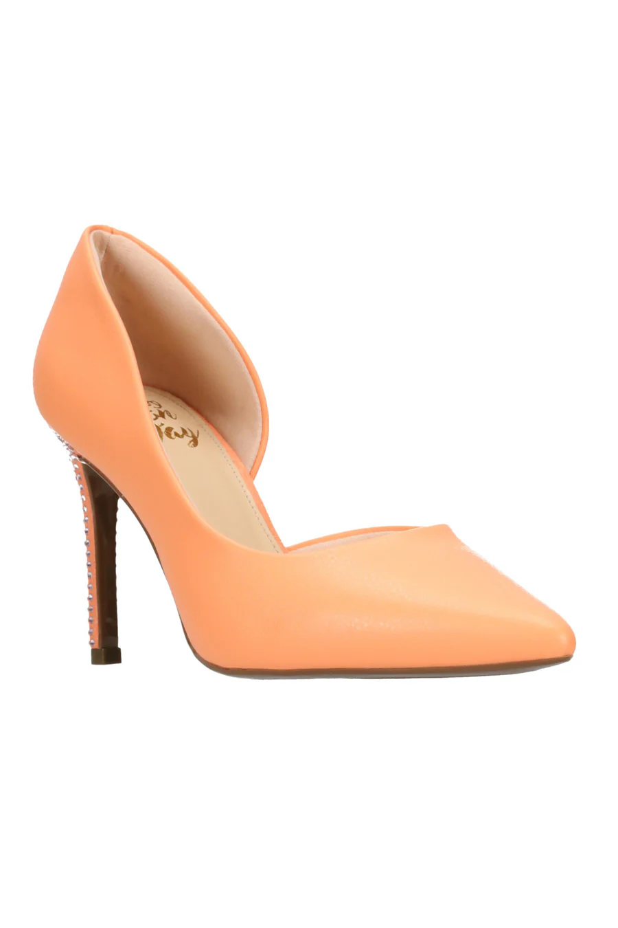 Hey Monday Knox Heel Orange Diamante