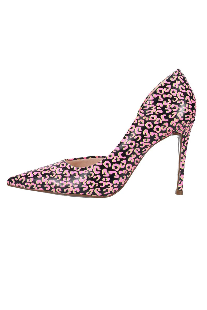 Hey Monday Knox Heel Pink Leopard - Image 3