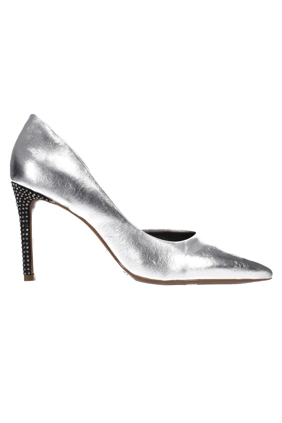 Hey Monday Knox Heel Silver Diamante