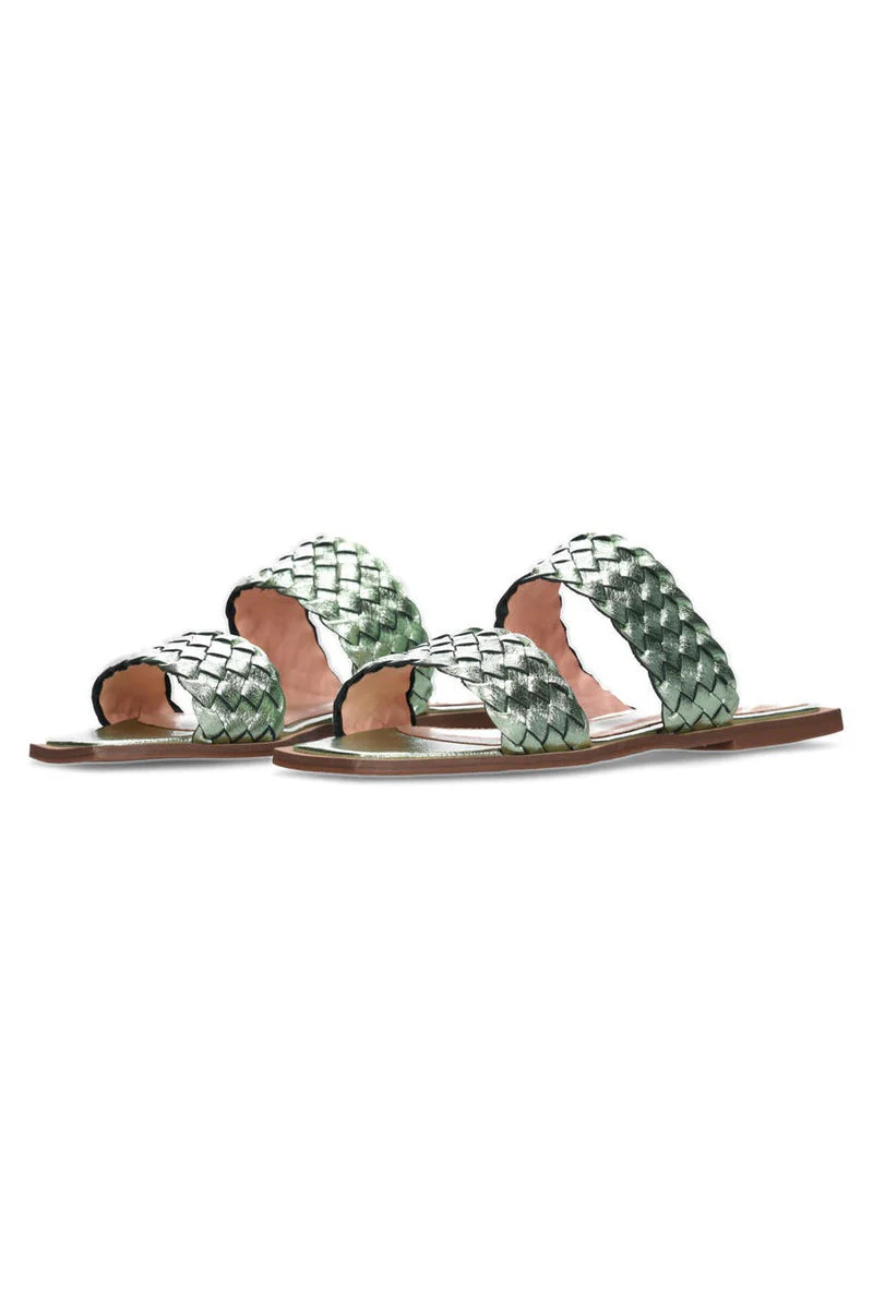 Hey Monday Lucy Sandal Metallic Green - Image 2