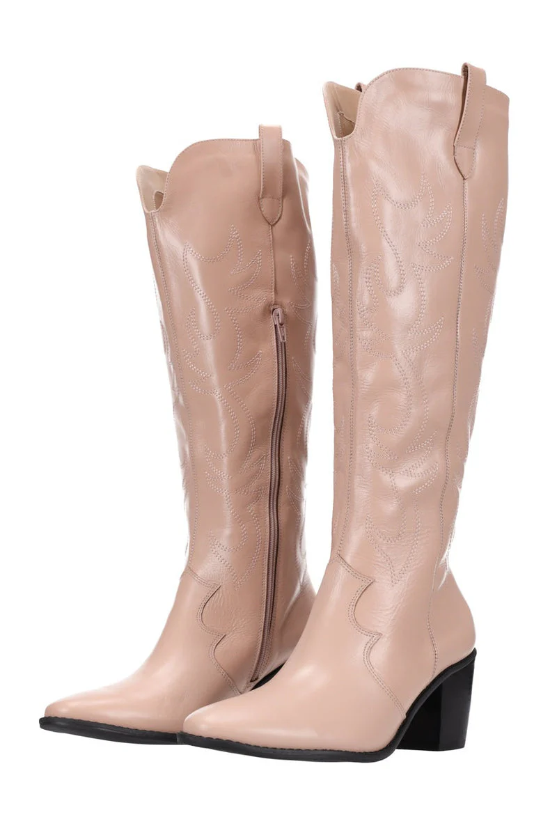 Hey Monday Olivia Boot Nude - Image 2