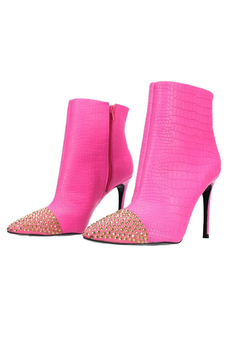 Hey Monday Ruby Boot Pink