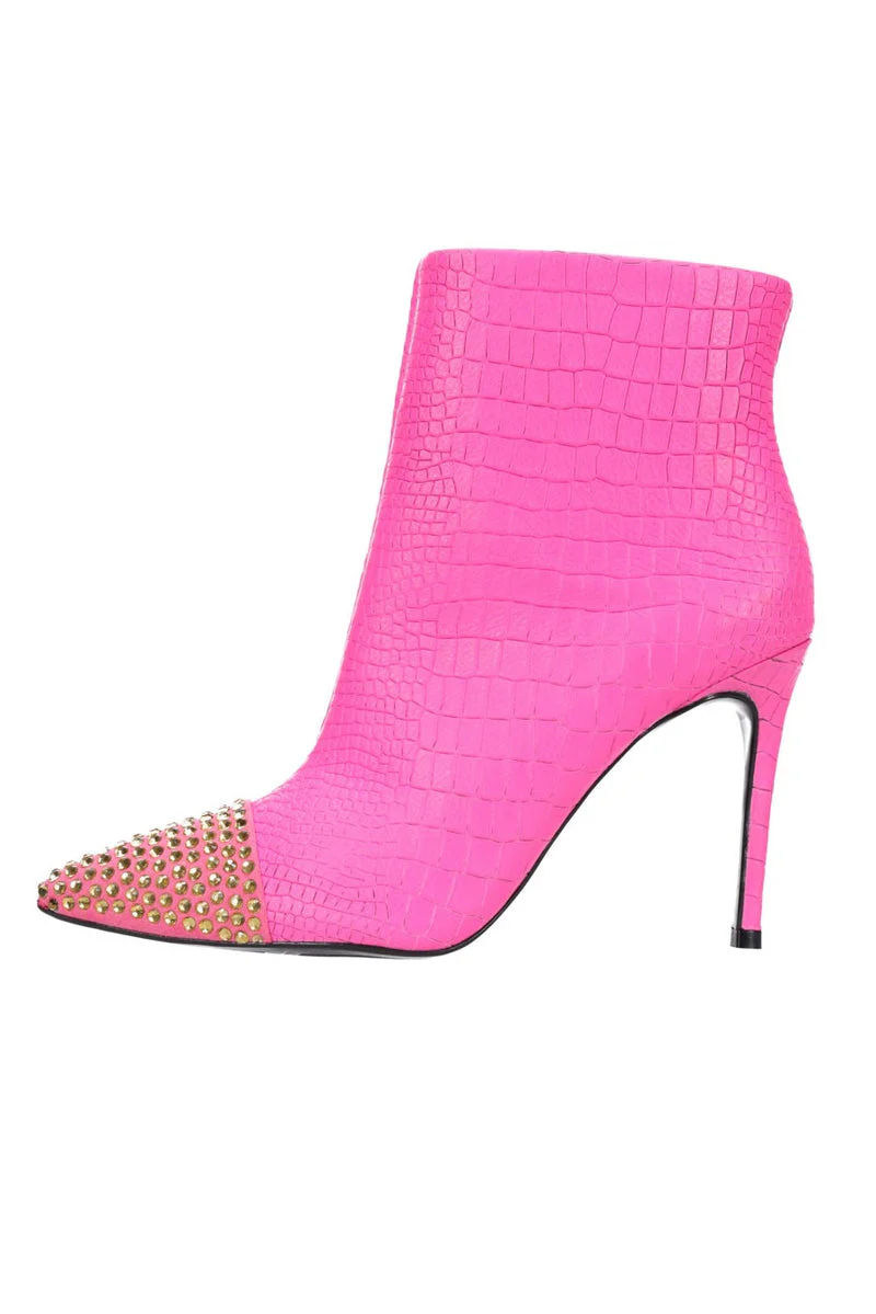 Hey Monday Ruby Boot Pink - Image 2