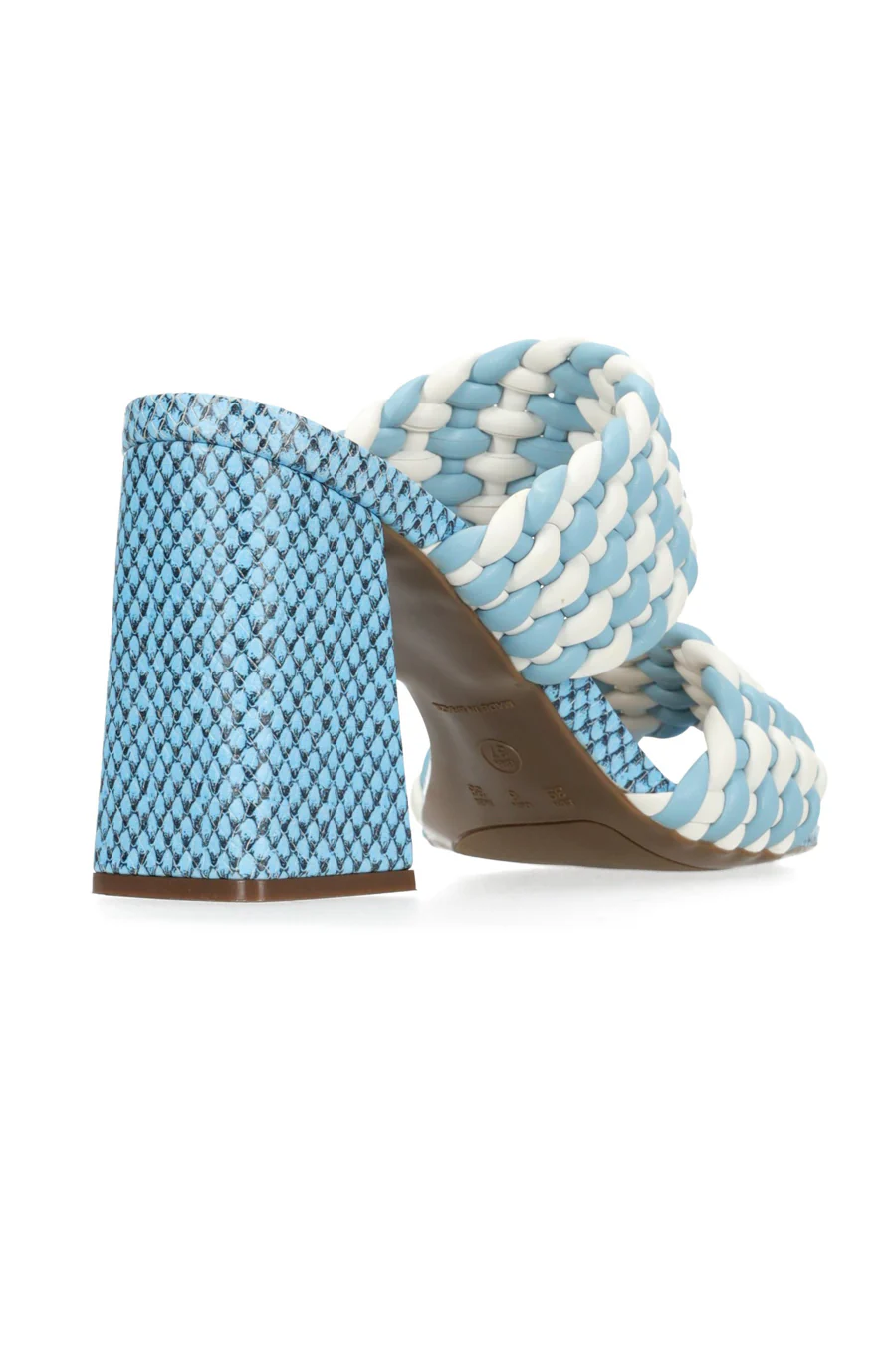 Hey Monday Sienna Heel Blue/Cream - Image 4