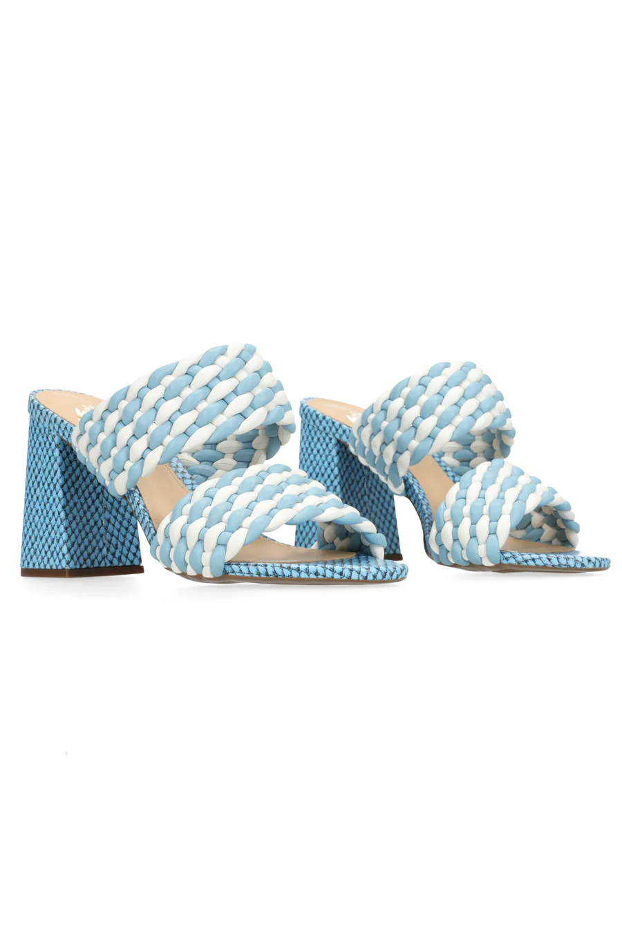 Hey Monday Sienna Heel Blue/Cream - Image 5