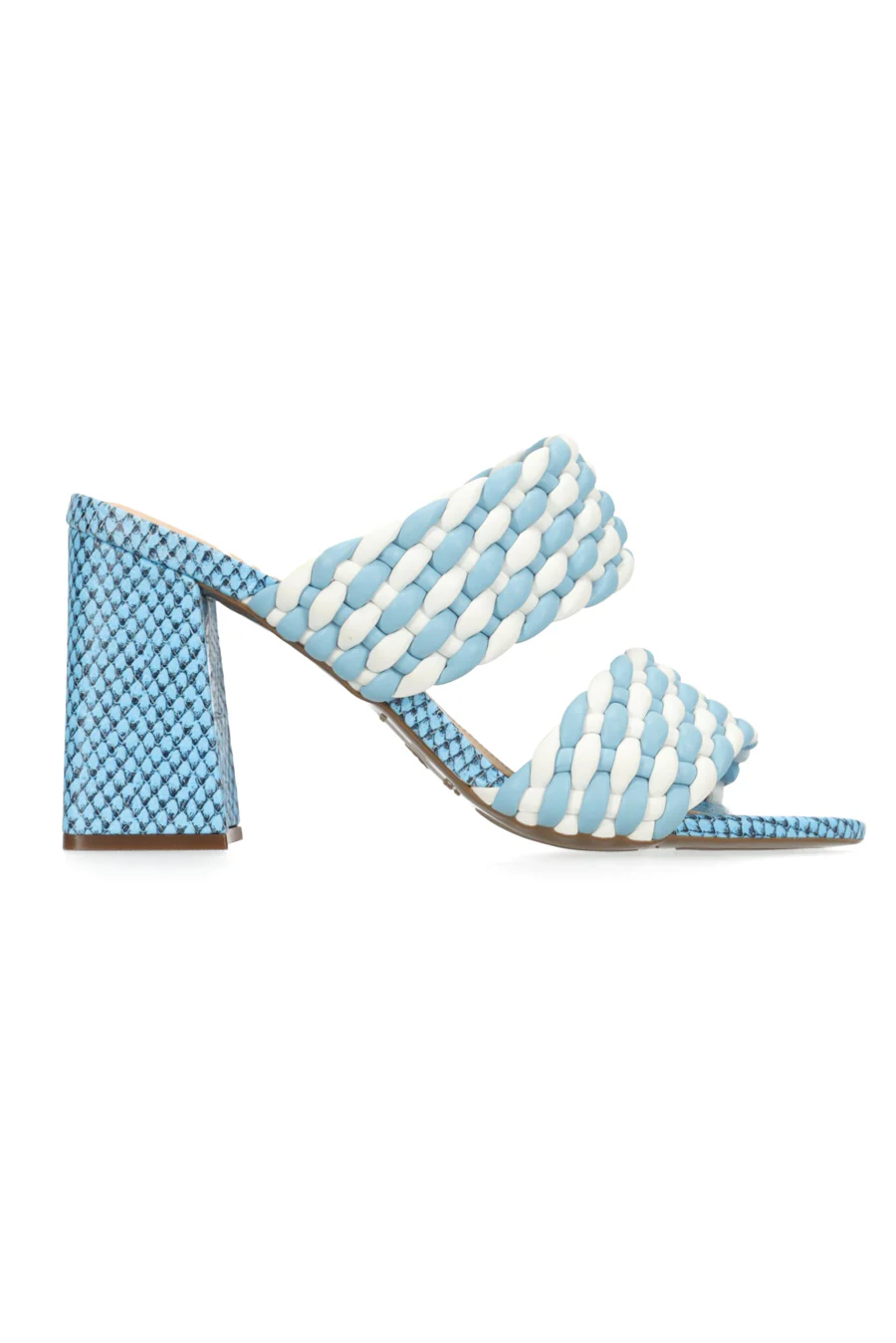 Hey Monday Sienna Heel Blue/Cream - Image 7