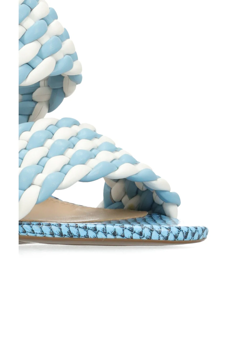Hey Monday Sienna Heel Blue/Cream - Image 8