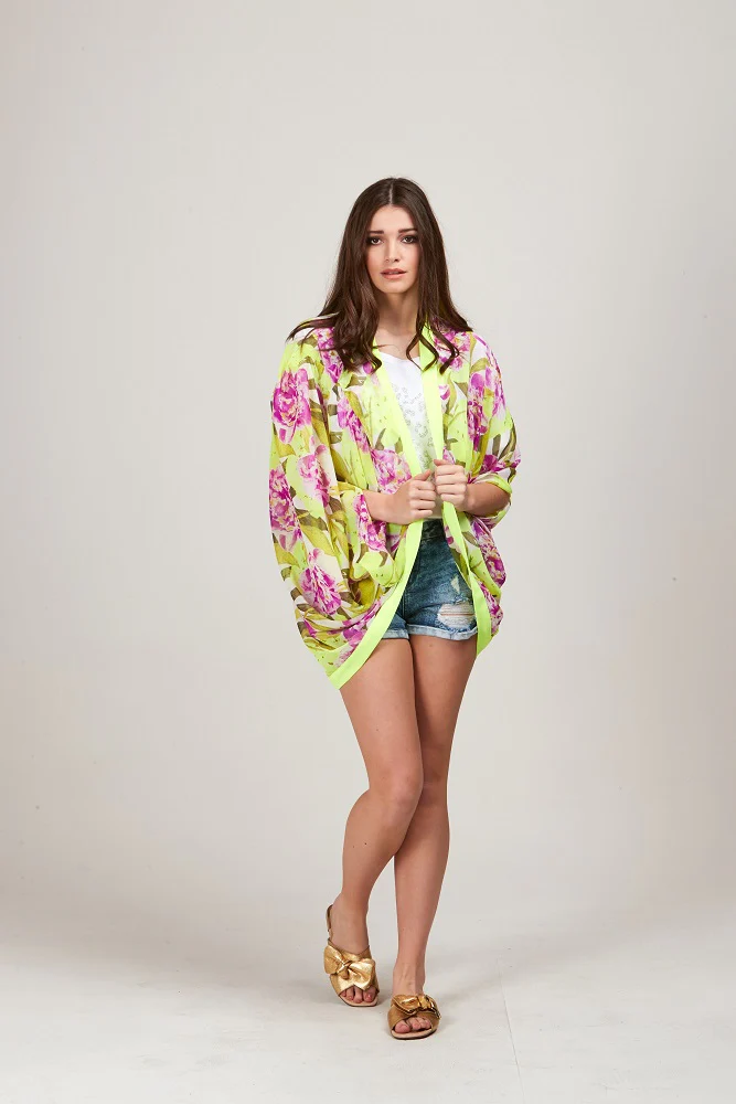Augustine Holiday Kimono Short