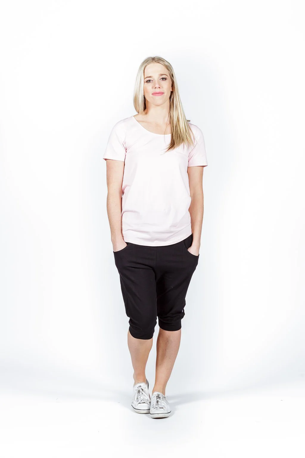 3/4 Apartment Pants White X - Image 8
