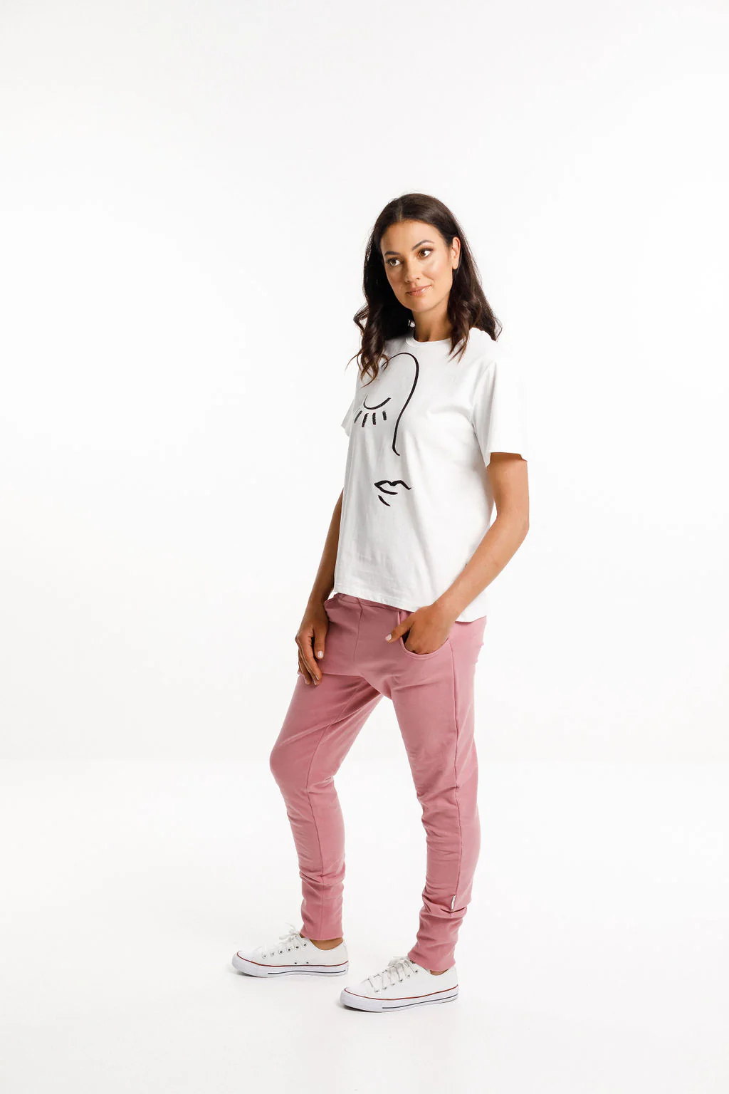 Home Lee Apartment Pants - Rose Bud - Image 2