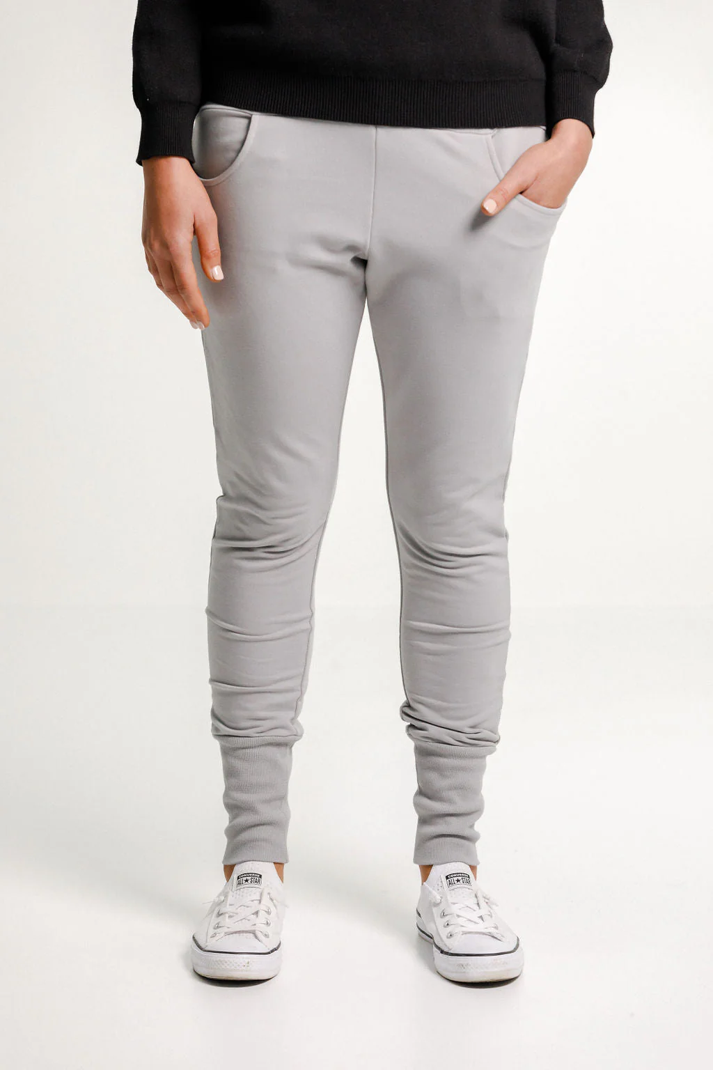 Home Lee Apartment Pants Winter Pewter White X - Image 4