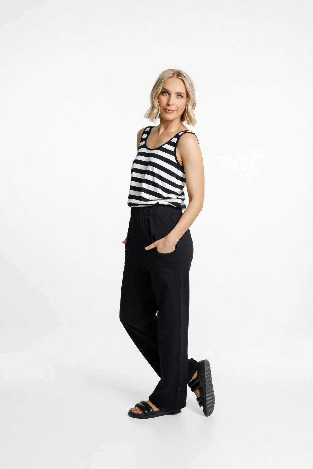 Home Lee Avenue Pants- White X