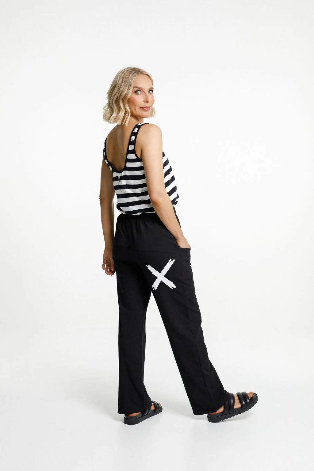 Home Lee Avenue Pants- White X - Image 3