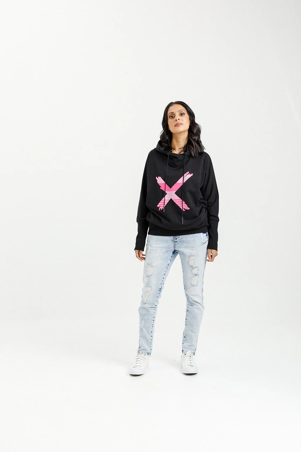 Home Lee Ellen Hoody Irregular Pink X - Image 3