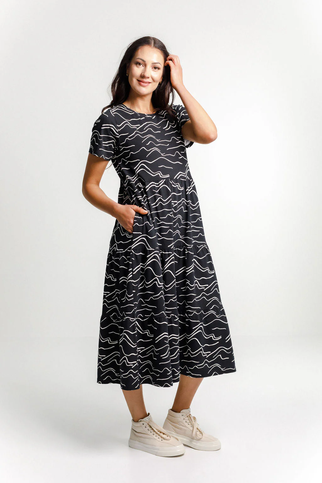 Home Lee Kendall Dress Winter Mountains