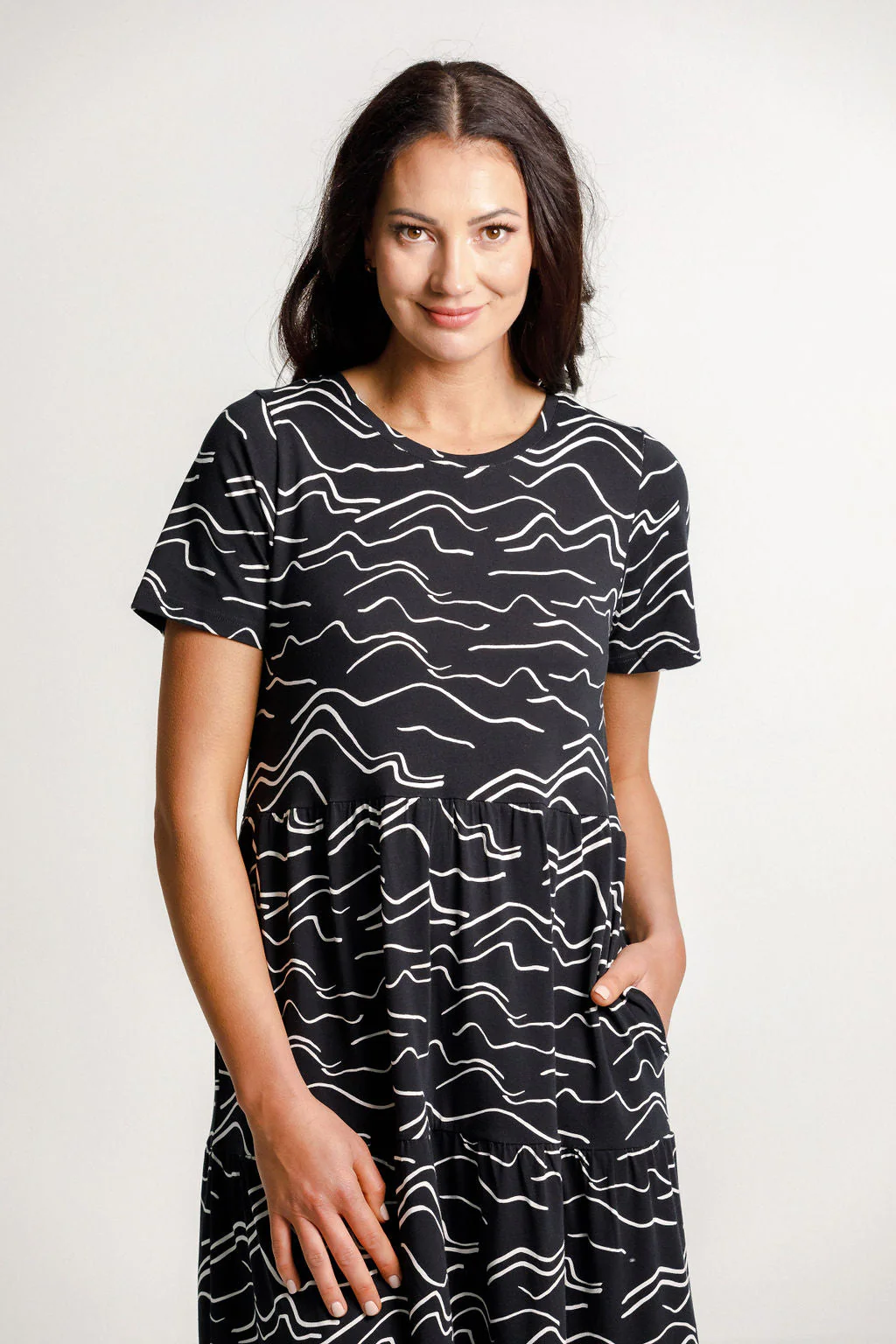 Home Lee Kendall Dress Winter Mountains - Image 4