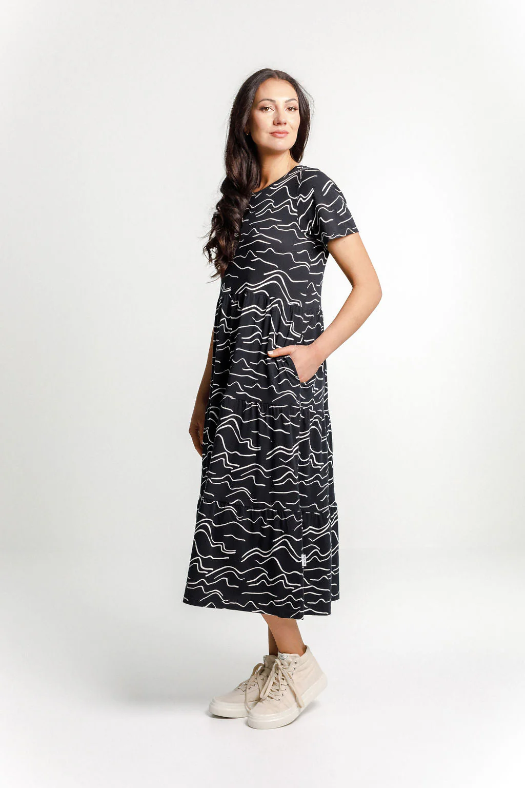 Home Lee Kendall Dress Winter Mountains - Image 5