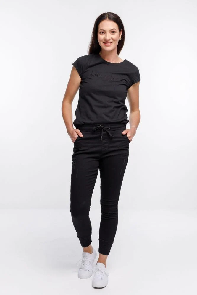 Home Lee Weekender Jean- Jet Black