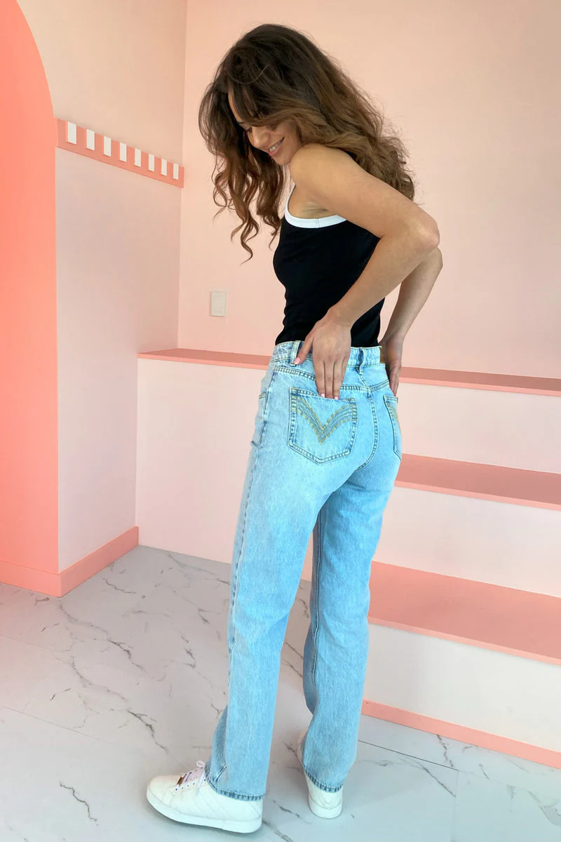 Honey Denim Milan Jean - Light Blue - Image 5