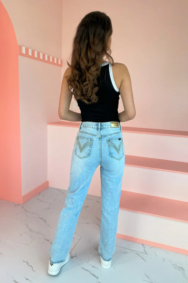 Honey Denim Milan Jean - Light Blue - Image 6
