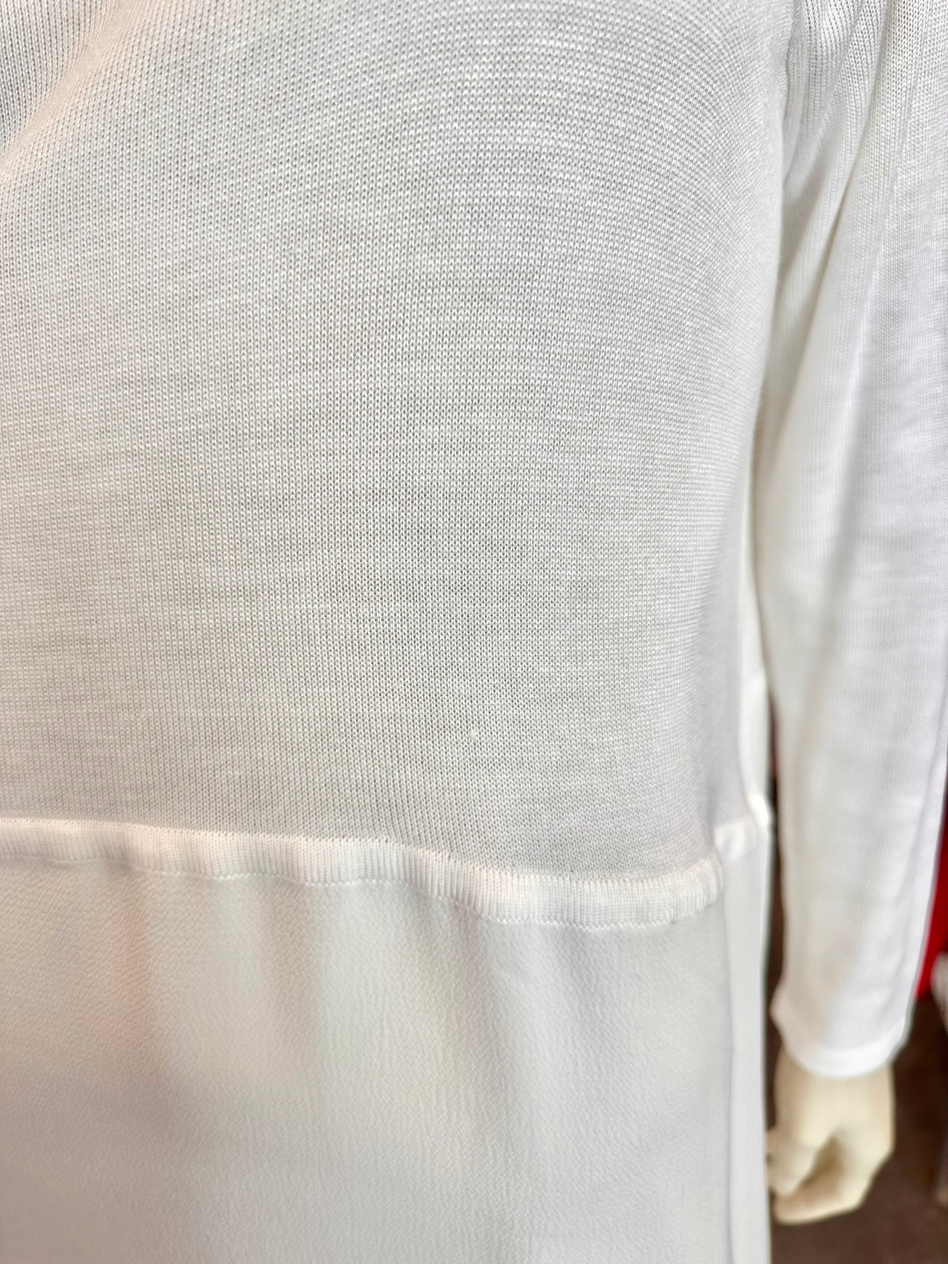 Isay Boa Dress - White - Image 4