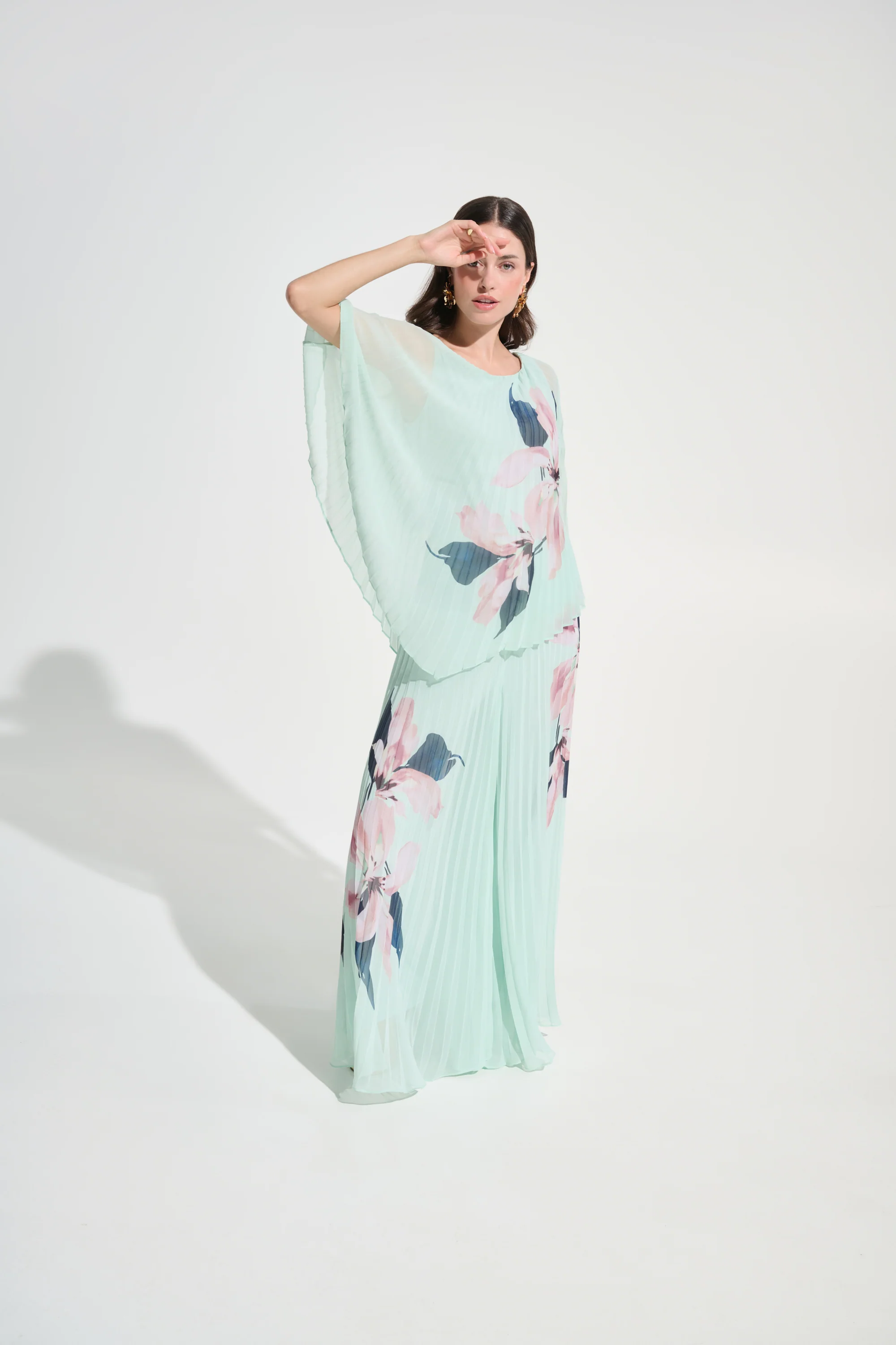 Joseph Ribkoff Chiffon Poncho Top - Image 5