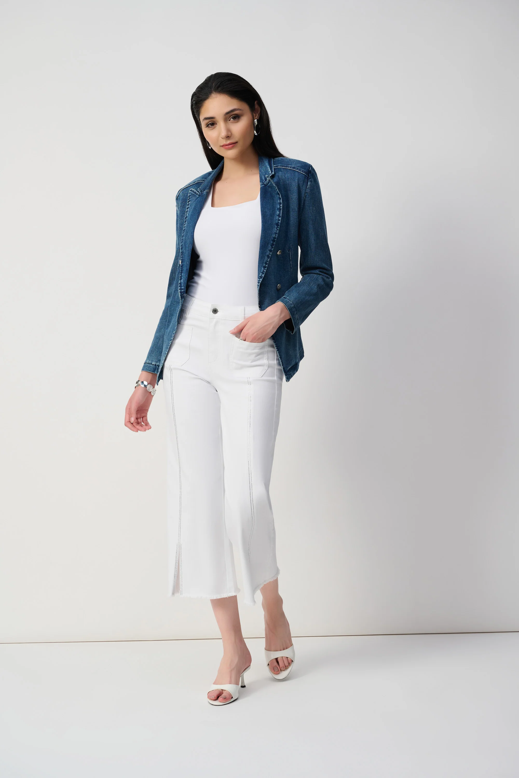Joseph Ribkoff Culotte Jeans - Image 12