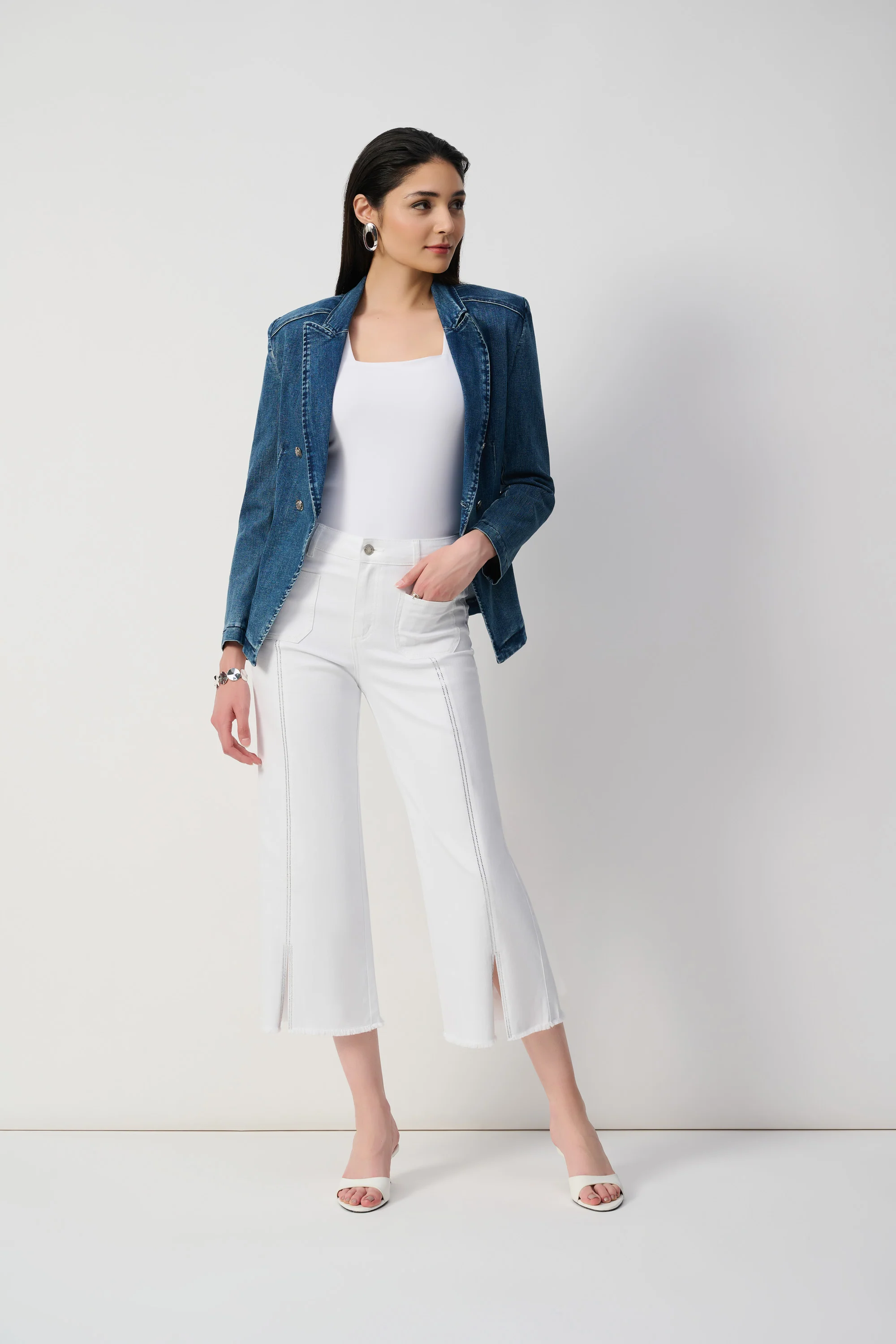 Joseph Ribkoff Culotte Jeans - Image 2