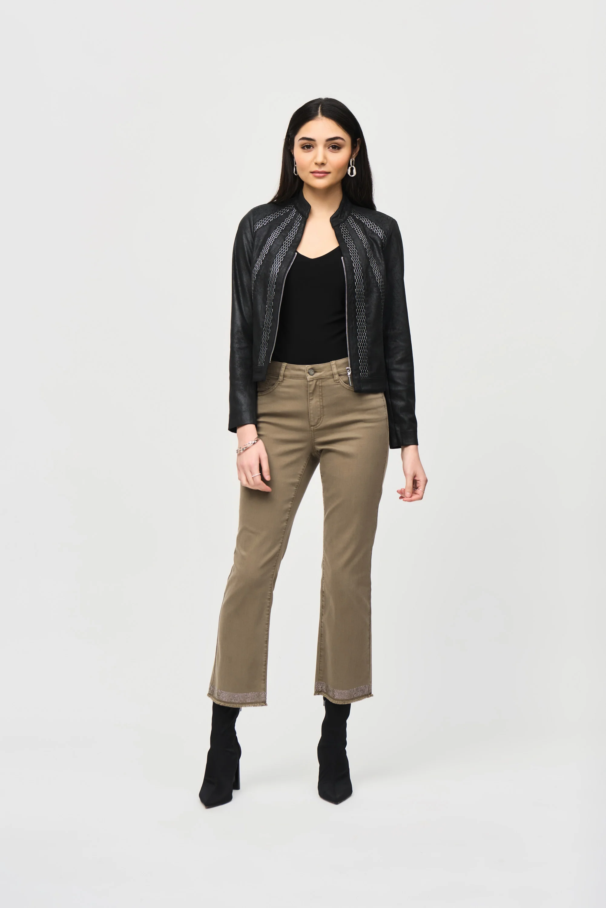 Joseph Ribkoff Faux Seude Jacket - Image 5