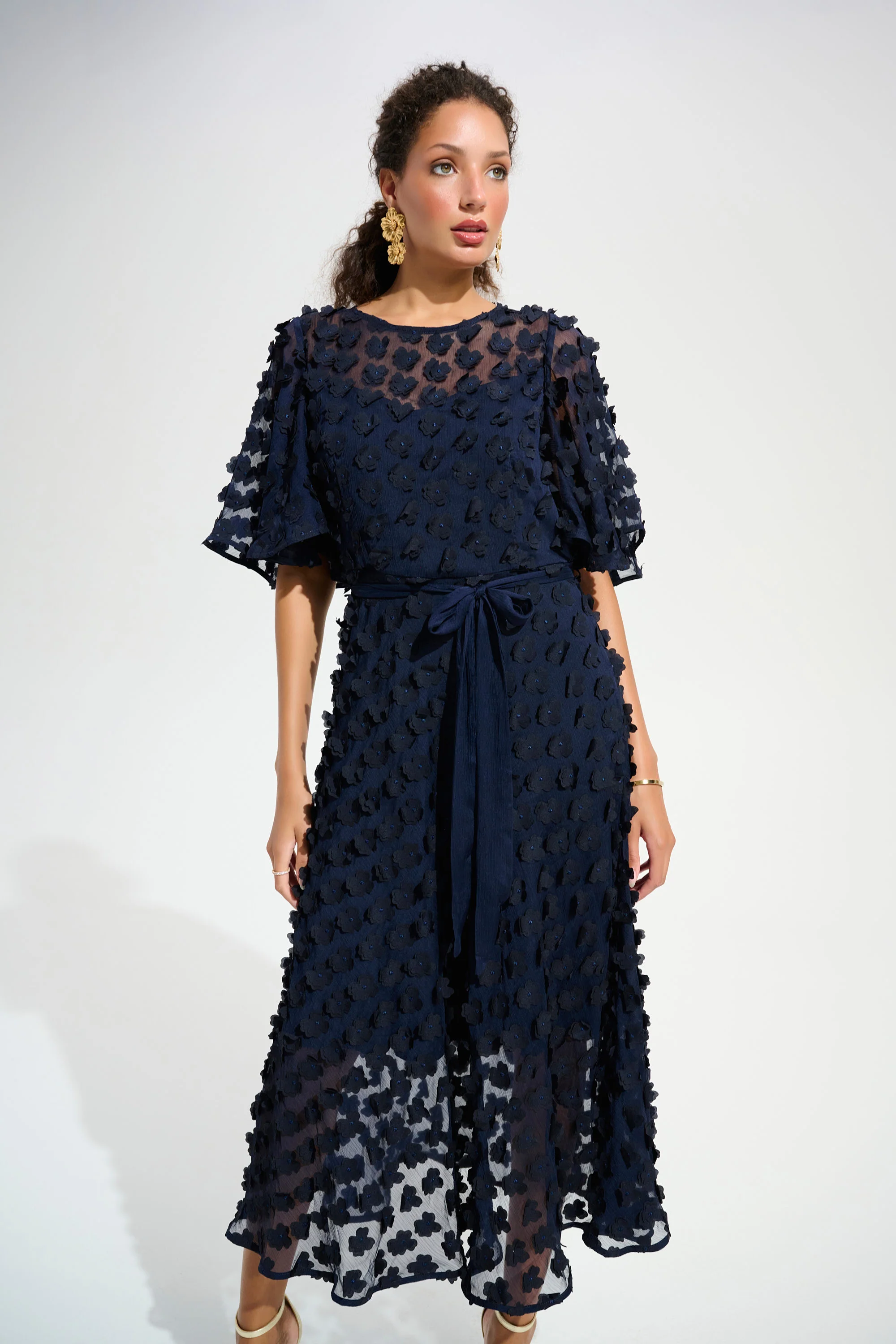 Joseph Ribkoff Fit & Flare Dress - Midnight