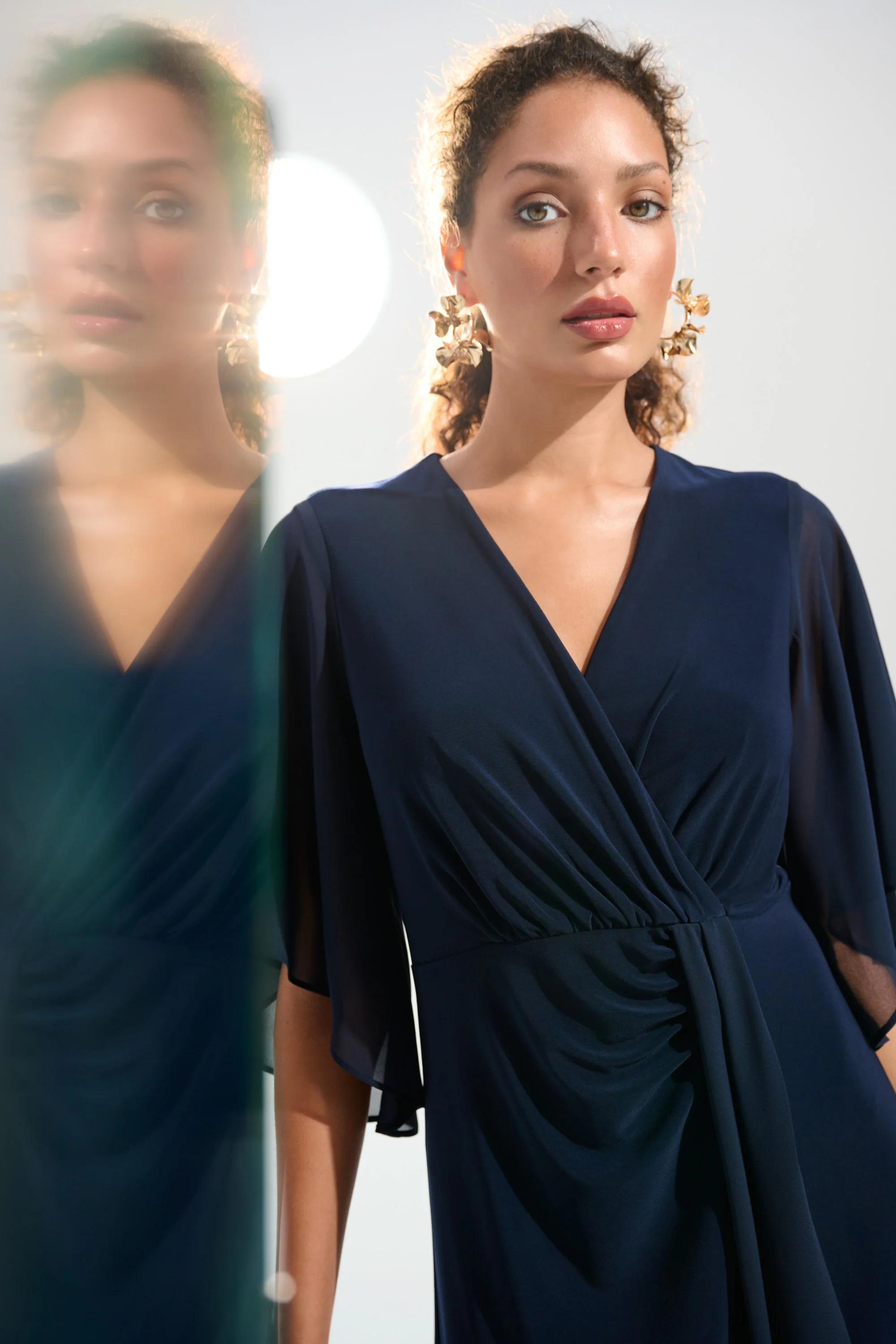 Joseph Ribkoff Fit & Flare Dress - Royal Sapphire - Image 2