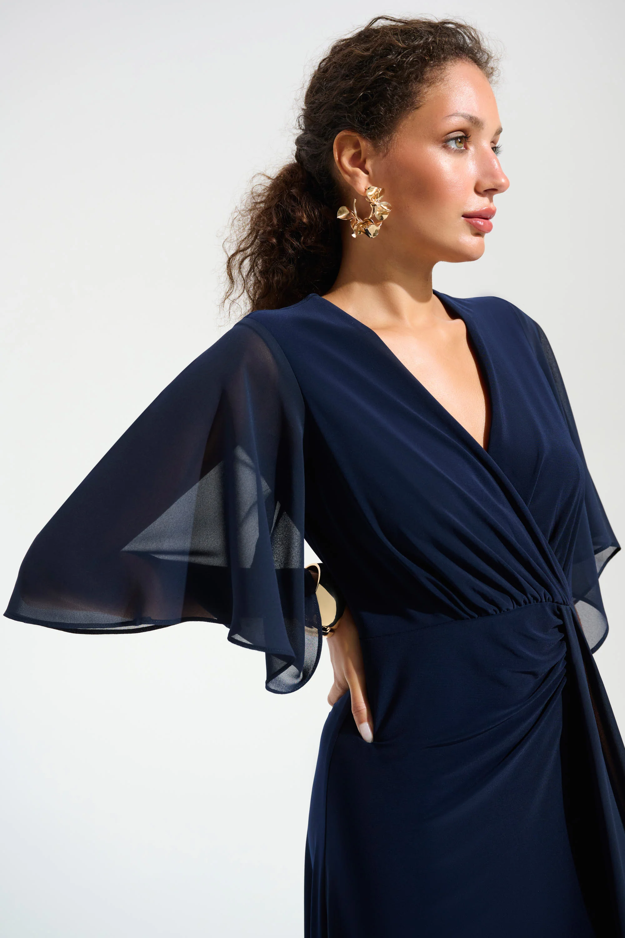 Joseph Ribkoff Fit & Flare Dress - Royal Sapphire - Image 5