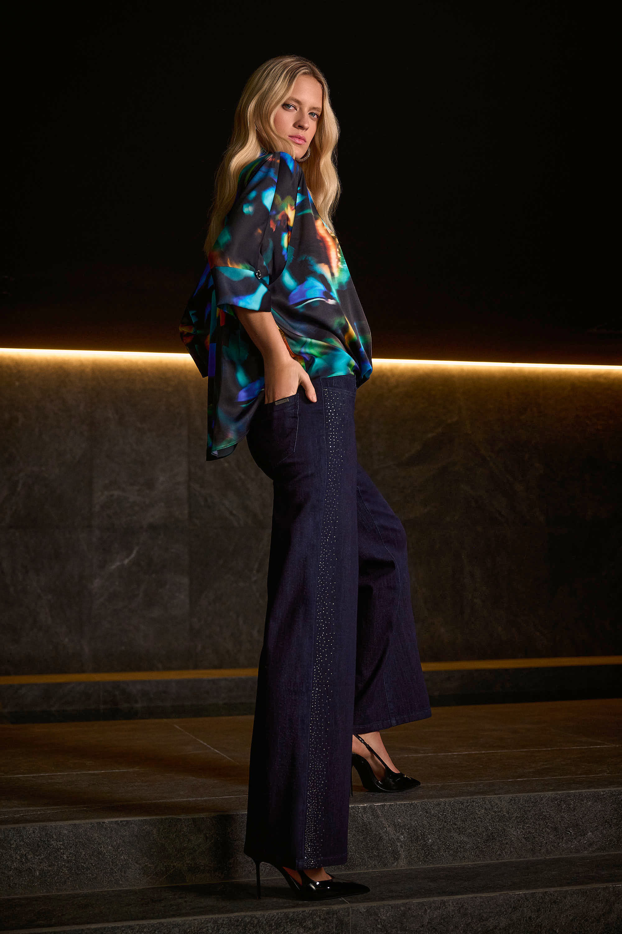 Joseph Ribkoff Flare Jeans - Image 6