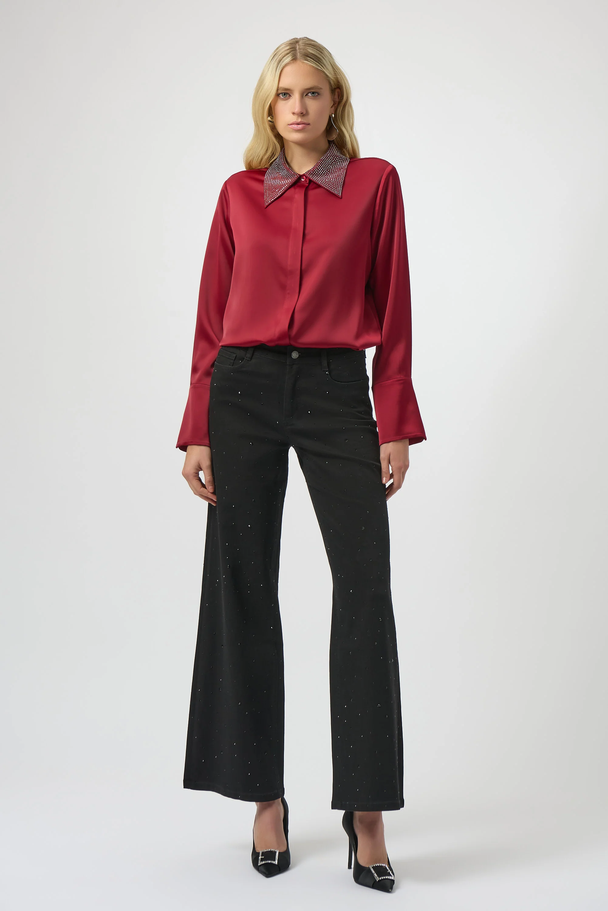 Joseph Ribkoff Flare Trousers - Image 3