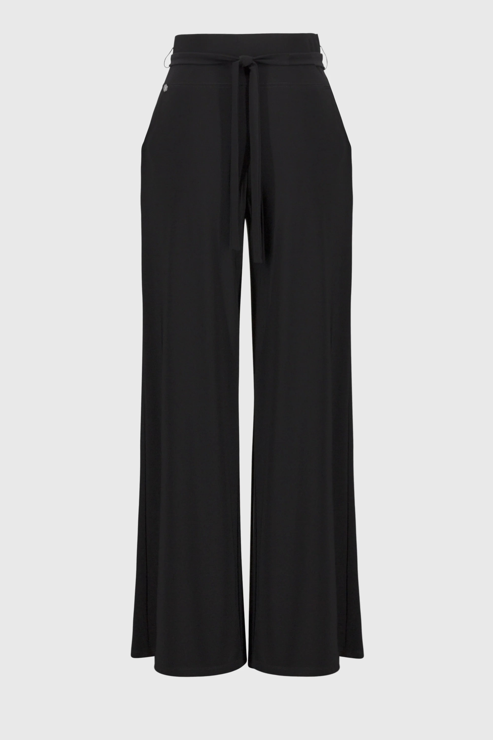 Joseph Ribkoff Knit Wide Leg Pants with Sash - Image 5