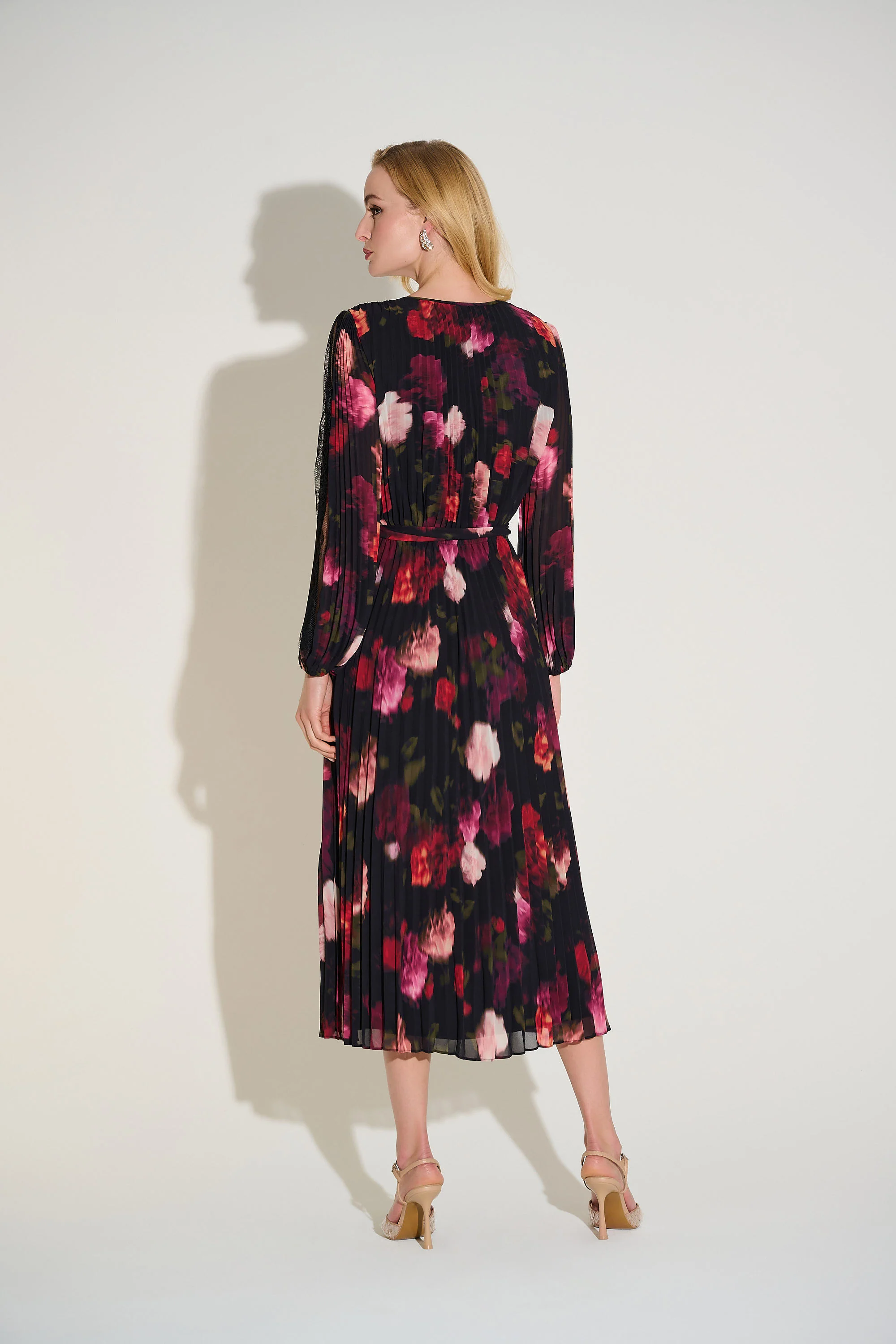 Joseph Ribkoff Pleated Dress - Image 5