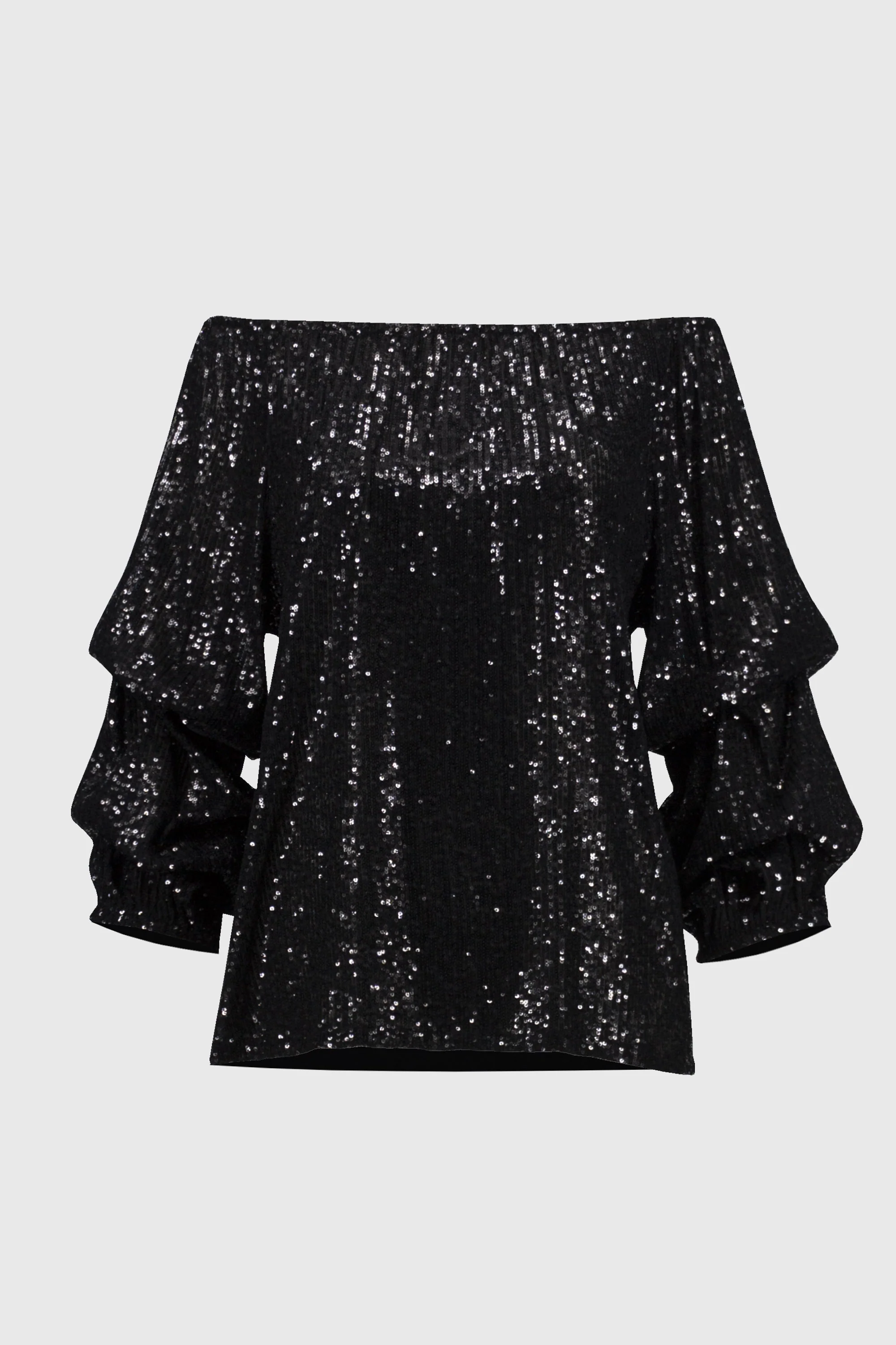 Joseph Ribkoff Sequin Puff Top - Image 5