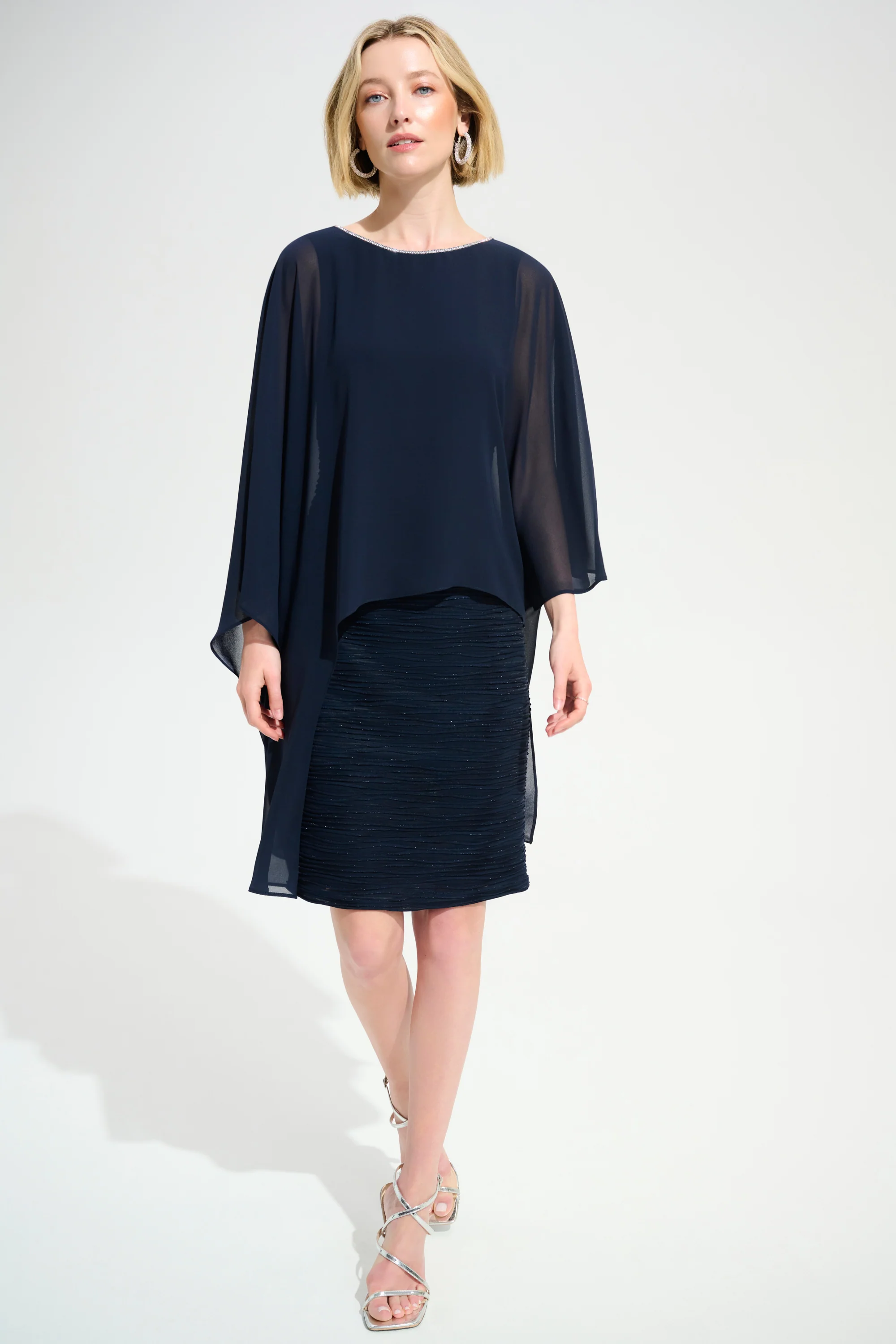 Joseph Ribkoff Sheath Dress - Midnight - Image 2