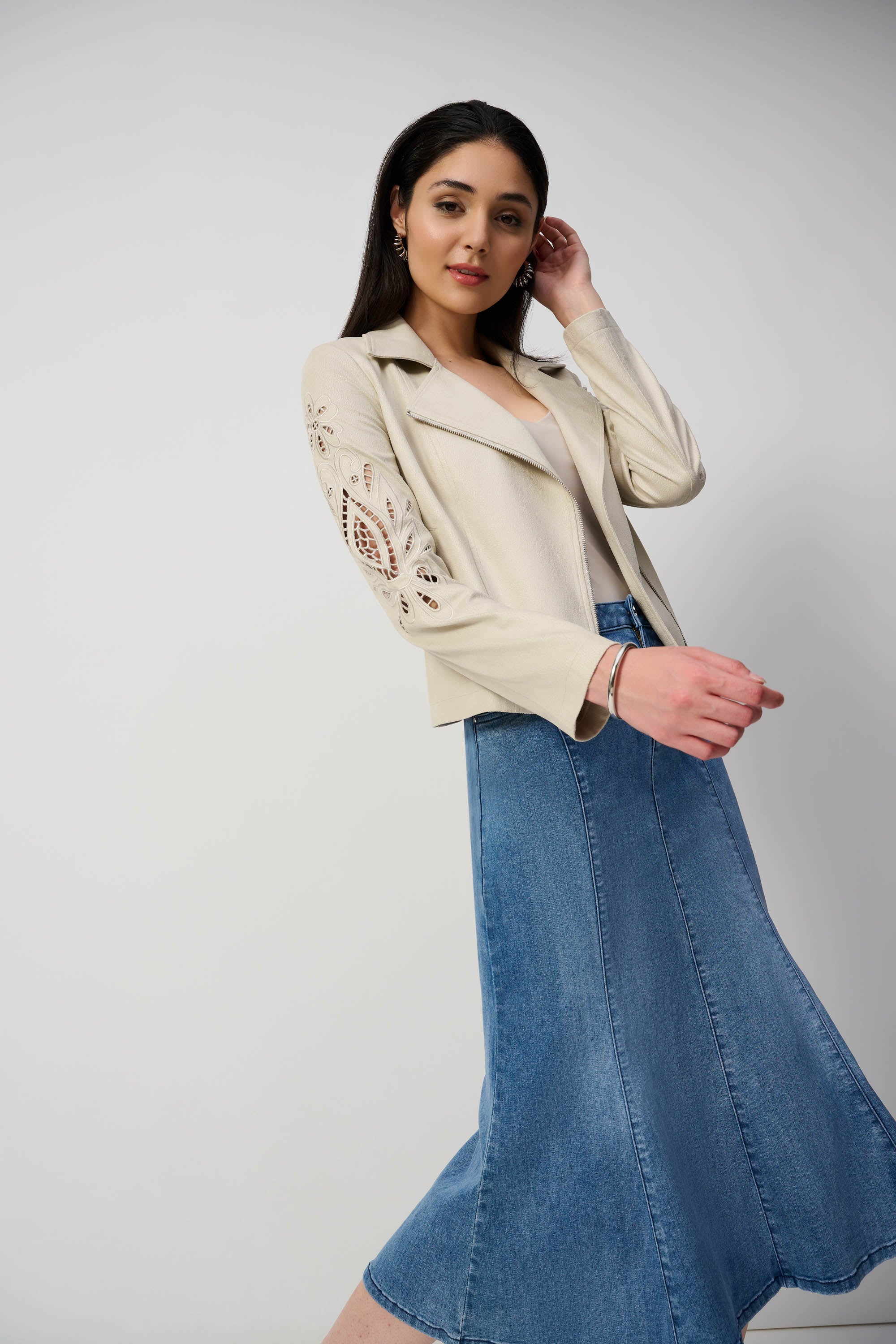 Joseph Ribkoff Stretch Trumpet Skirt - Image 6