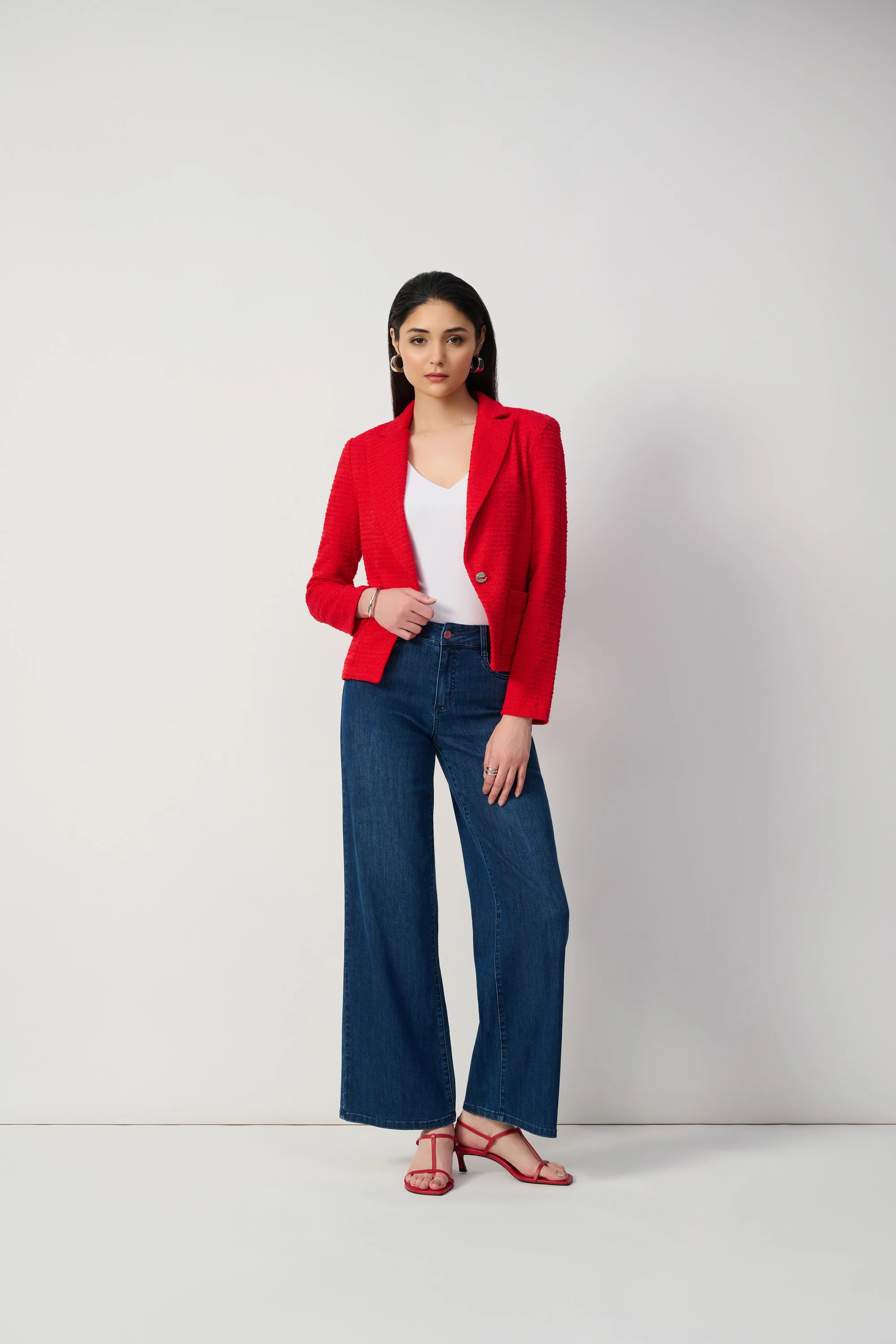 Joseph Ribkoff Wide Leg Jean - Image 12
