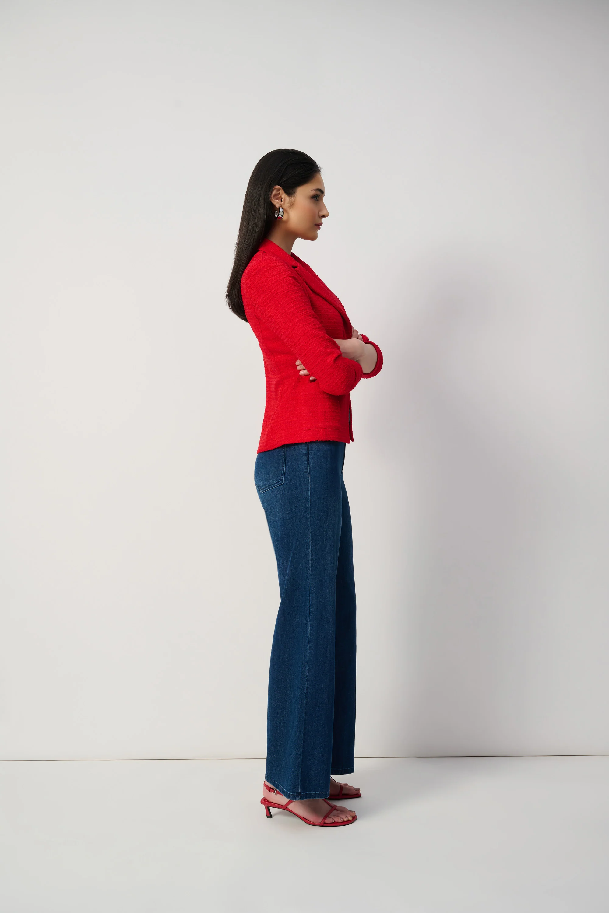 Joseph Ribkoff Wide Leg Jean - Image 14
