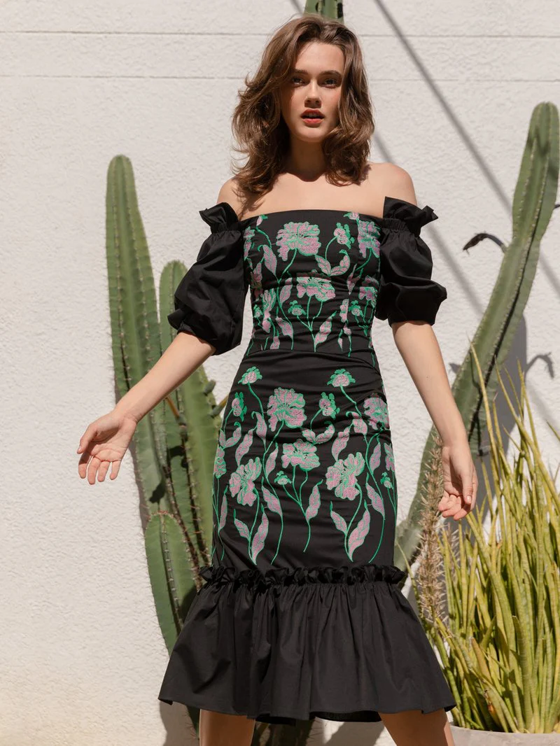 Juliana Frill Dress