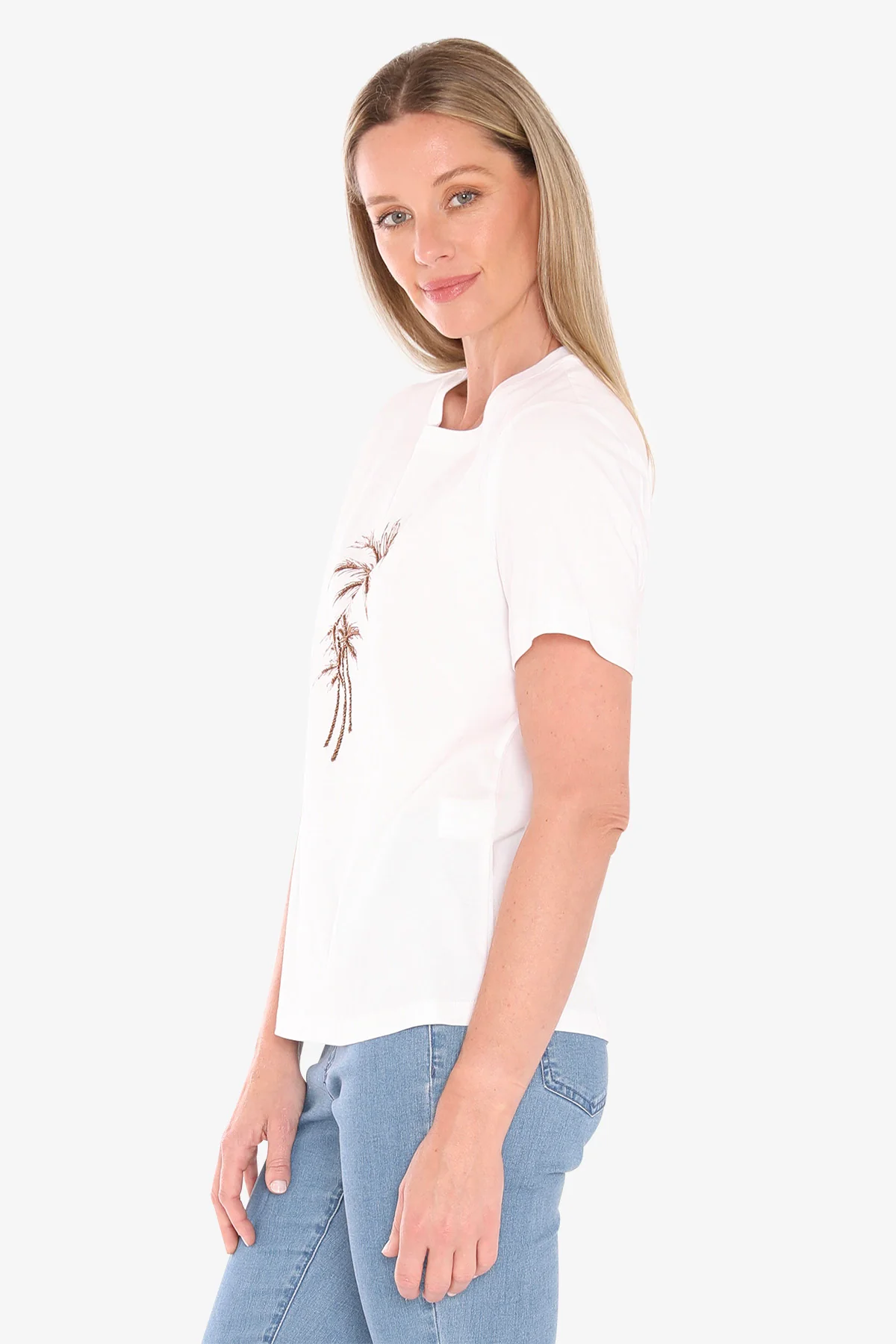 Jump Beaded Tee - Nutshell - Image 6